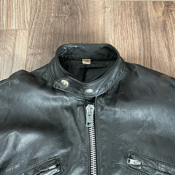 Vintage Black Leather Jacket | Small - Picture 3 of 7